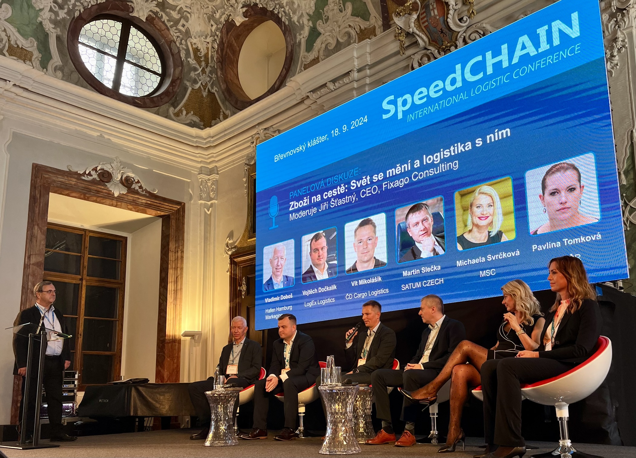 ČD Cargo Logistics presented at the SpeedCHAIN 2024 conference in Prague